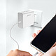 Avis LinQ Chargeur Secteur Puissance 65W Compact avec Câble USB-C 1.8m  blanc