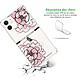 Avis LaCoqueFrançaise Coque iPhone 12 mini anti-choc souple angles renforcés transparente Motif Rose Pivoine
