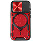 Avizar Coque MagSafe pour iPhone 15 Pro Protection Caméra intégrée  Rouge - Coque MagSafe pour protéger votre iPhone 15 Pro, tout en optimisant son utilisation