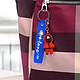 Avis Avizar Porte-clé Dragonne Figurine Série Coréenne Squid Game Bracelet Silicone Bleu