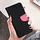 Acheter Avizar Étui iPhone 13 Pro Max cuir saffiano Portefeuille et Support vidéo noir et rose
