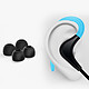 Ecouteurs Sport Bluetooth Casque Sans-fil Télécommande + Micro intégrés Bleu pas cher