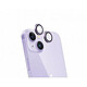Force Glass Protecteur d'objectif de caméra pour iPhone 14 / 14 Plus Original Ultra-résistant Violet - Protection sur-mesure de votre objectif : découpes ajustées parfaitement adaptées pour protéger efficacement l'objectif caméra au dos de votre appareil mobile.