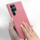 Acheter Avizar Coque Samsung Galaxy S22 Ultra Silicone Semi-rigide Finition Soft-touch Rose