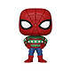 Marvel Holiday - Figurine POP! Spider-Man 9 cm Figurine POP! Marvel Holiday, modèle Spider-Man 9 cm.