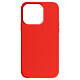 Moxie Coque pour iPhone 15 Pro Semi-rigide Intérieur Microfibre Rouge - Coque Rouge bi-matière de la collection BeFluo, conçue par Moxie pour votre iPhone 15 Pro