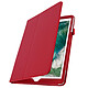 Avizar Housse Etui Clapet Protection Apple iPad 5 / 6 / Air - Rouge - Fonction Support Housse de protection à clapet folio - Rouge