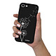Evetane Coque iPhone 7/8/ iPhone SE 2020 Silicone Liquide Douce noir Pissenlit pas cher
