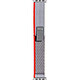 BigBen Connected Bracelet Trail pour Apple Watch 42-44-45-49mm Gris - Souple, pratique et confortable, ce bracelet trail gris et rouge est fabriqué à base de nylon tissé de qualité.