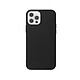 Myway Coque pour iPhone 12 / 12 Pro COLORED Souple en TPU Noir Résistante aux chocs