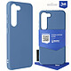 3mk Coque pour Samsung S23 Plus Souple Mat Anti-Chutes 1.25m  Matt Case bleu Coque de protection signée 3mk de la série Matt Case pour Samsung Galaxy S23 Plus