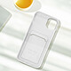 Acheter Avizar Coque pour iPhone 14 Plus Silicone Souple Porte-carte Fine Légère  blanc