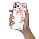 Evetane Coque iPhone 12 Pro Max Coque Soft Touch Glossy Cerisier Design pas cher