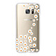 Evetane Coque Samsung Galaxy S7 360 intégrale transparente Motif Marguerite Tendance Coque Samsung Galaxy S7 360 intégrale transparente Marguerite Tendance