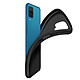 Avizar Coque Samsung Galaxy A12 Protection Silicone Gel Flexible Fine Légère Noir pas cher