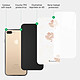 Acheter LaCoqueFrançaise Coque iPhone 7 Plus/ 8 Plus Coque Soft Touch Glossy Fleurs Blanches Design