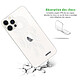 Avis Evetane Coque iPhone 12/12 Pro silicone transparente Motif Attrape reve blanc ultra resistant