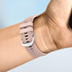 Avizar Bracelet pour Honor Magic Watch 2 46mm Silicone Texturé Beige pas cher