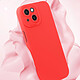 Acheter Avizar Coque pour iPhone 15 Silicone Mat Protection Caméra Rouge