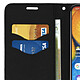 Avizar Housse Samsung Galaxy A20e Étui Porte-carte Fonction Support Vidéo Dragonne Noir pas cher