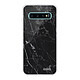 Evetane Coque Samsung Galaxy S10 360 intégrale transparente Motif Marbre noir Tendance Coque Samsung Galaxy S10 360 intégrale transparente Marbre noir Tendance