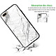 Avis LaCoqueFrançaise Coque iPhone 7 Plus/ 8 Plus Coque Soft Touch Glossy Marbre gris Design