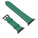 Avizar Bracelet pour Apple Watch 41mm et 40mm et 38 mm Cuir Texturé Litchi  vert Un bracelet en cuir conçu pour Apple Watch Series 8 et 7 41mm / Series SE 2022, SE, 6, 5, et 4 40mm / Series 3, 2 et 1 38mm