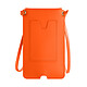 Avizar Pochette Bandoulière Smartphone avec Rangement carte Simili cuir  orange - La pochette bandoulière qui facilite votre quotidien