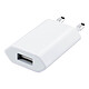 Avizar Chargeur Adaptateur Secteur USB puissance 1A pour Smartphone -Blanc Chargeur Secteur USB pour smartphone