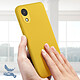 Acheter Avizar Coque pour Samsung Galaxy A03 Core Silicone Semi-rigide Finition Soft-touch Fine  jaune
