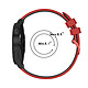 Avizar Bracelet pour Huawei Watch GT3 46mm Silicone BiColore Texturé Rouge / Noir pas cher