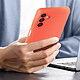 Avizar Coque pour Samsung Galaxy A13 5G et A04s Silicone Semi-rigide Finition Douce au toucher  Rouge pas cher