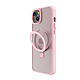 Avis Muvit Coque pour iPhone 15 avec Anneau Fonction Stand MagSafe Rose