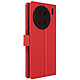 Avizar Etui pour Vivo X90 Pro avec Support Vidéo et Portefeuille  Rouge Étui folio spécialement conçu pour votre Vivo X90 Pro