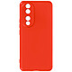 Avizar Coque pour Honor 90 Silicone Semi-rigide Finition Soft-touch avec Dragonne  Rouge - Une coque en silicone Rouge, série Fast Cover, spécialement conçue pour votre Honor 90