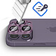 Avis Avizar Film Caméra pour iPhone 14 Pro et 14 Pro Max Verre Trempé + Alliage d'Aluminium  Violet