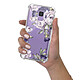 LaCoqueFrançaise Coque Samsung Galaxy S9 anti-choc souple angles renforcés transparente Motif Pivoines Violettes pas cher