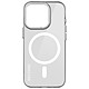 Decoded Coque MagSafe pour iPhone 15 Pro Max Polycarbonate Rigide Recyclable  Clear Case Transparent Une coque MagSafe transparent série Clear Case par Decoded pour votre Apple iPhone 15 Pro Max