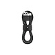 Native Union Eco Belt Câble USB-A vers Lightning 1.2m Noir ECO Câble de chargement avec une sangle en cuir