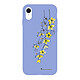 LaCoqueFrançaise Coque iPhone Xr Silicone Liquide Douce lilas Fleurs Cerisiers