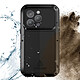 Acheter Love Mei Coque  pour iPhone 14 Pro Max Intégrale Antichoc Antichute Etanche Noir