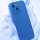 Acheter Avizar Coque pour iPhone 15 Plus Silicone Mat Protection Caméra Bleu