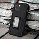 Avizar Coque iPhone 14 Antichoc Hybride avec Anneau Support Magnétique  Noir pas cher