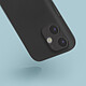 Avis Avizar Coque Apple iPhone 12 Mini Semi-rigide Finition Soft Touch Compatible QI noir