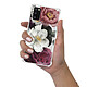 LaCoqueFrançaise Coque Samsung Galaxy A41 anti-choc souple angles renforcés transparente Motif Fleurs roses pas cher