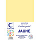 ELVE Paquet de 102 Sous-chemises 60 g 220 x 310 mm ISATIS Coloris Pastel Jaune Chemise/Sous-dossier