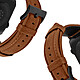 Acheter Avizar Bracelet pour Apple Watch 41mm et 40mm et 38 mm Cuir Texturé Litchi  marron