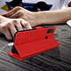 Acheter Avizar Housse Huawei P smart 2020 Étui Clapet Porte-carte Support Vidéo Vintage rouge