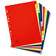 Avis EXACOMPTA Jeu d'intercalaires mensuel polypro 12 touches multicolores Format A4+ x 20