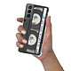 Evetane Coque Samsung Galaxy S21 5G anti-choc souple angles renforcés transparente Motif Cassette pas cher